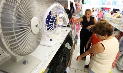 Onda de calor faz venda de ventilador e ar-condicionado usados subir até 9.300% na última semana