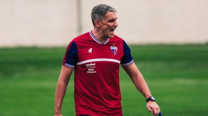 Vojvoda em treino do Fortaleza