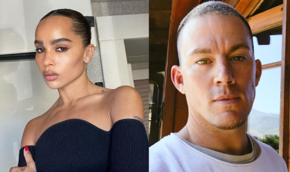 Zoë Kravitz exibe anel de noivado milionário em jantar com Channing Tatum