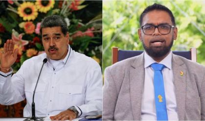 Presidente da Guiana se reúne com Nicolás Maduro nesta quinta-feira (14)
