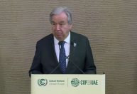 Chefe da ONU faz apelo por acordo sobre combustíveis fósseis na COP28
