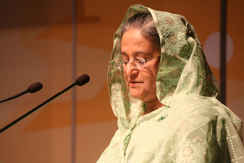 Sheikh Hasina, primeira-ministra de Bangladesh, está no comando do governo do país desde 2009. / World Meteorological Organization