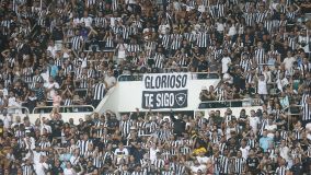 Torcida do Botafogo no estádio Nilton Santos