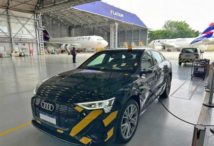 Audi Q8 etron Sportback: transporte VIP em Congonhas