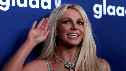Britney Spears durante premiação em Beverly Hills