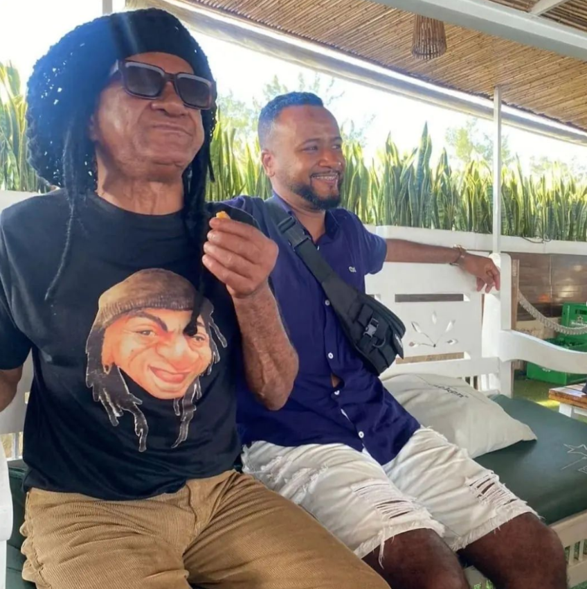 Gil Brother Away e o sobrinho Willian Passos / Reprodução/Redes Sociais