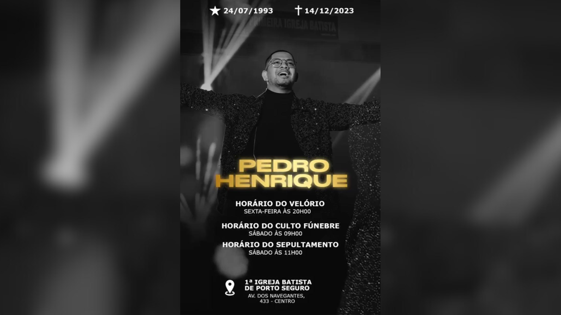 Velório cantor gospel