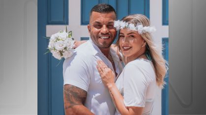 Erika e Thiago se casaram em maio deste ano