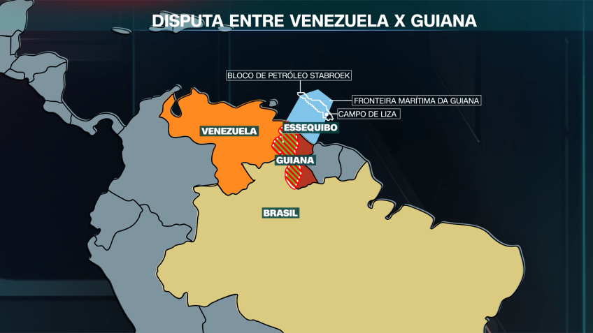 Essequibo, região de disputa entre Venezuela e Guiana / CNN