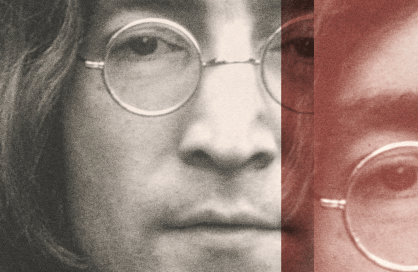 Arte do documentário "John Lennon: Assassinato sem Julgamento", sobre os últimos momentos de John Lennon