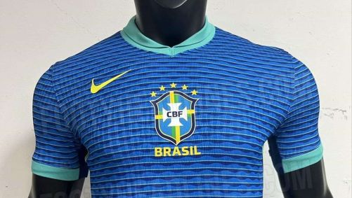 Vazam imagens da nova camisa azul da Seleção para 2024