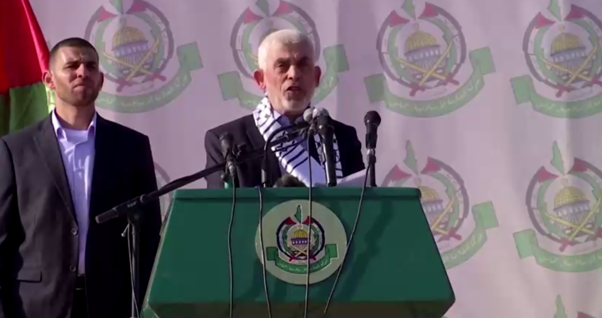 Discurso do líder do Hamas, Yahya Sinwar • Reuters