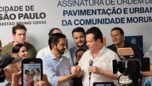 Kassab e Nunes, em evento em São Paulo