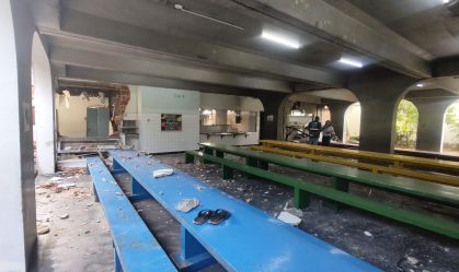 Explosão em uma escola de Bangu, na zona oeste do Rio de Janeiro