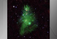 Nasa divulga imagem de árvore de Natal formada por estrelas; veja