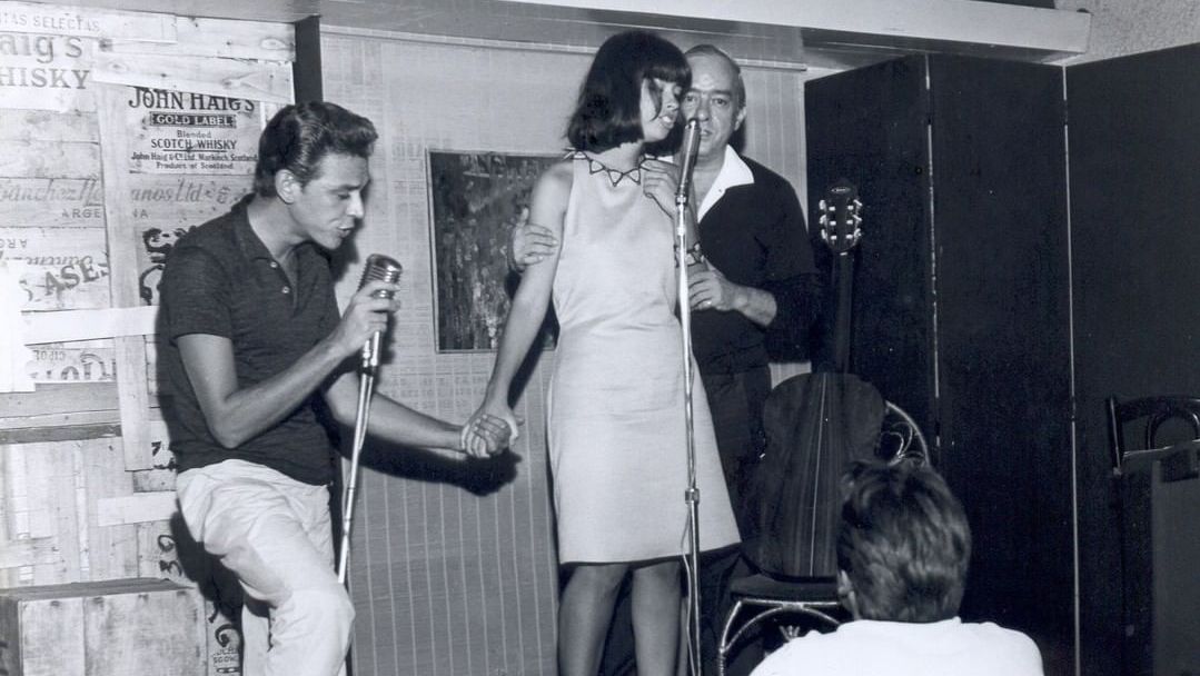 Carlos Lyra, Nara Leão e Vinicius de Moraes em 1963.