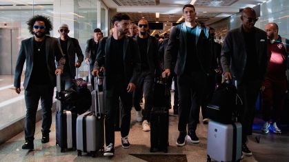 Chegada do Fluminense na Arábia Saudita