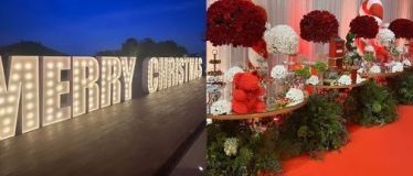Neymar faz festa de luxo em Santos para celebrar o Natal
