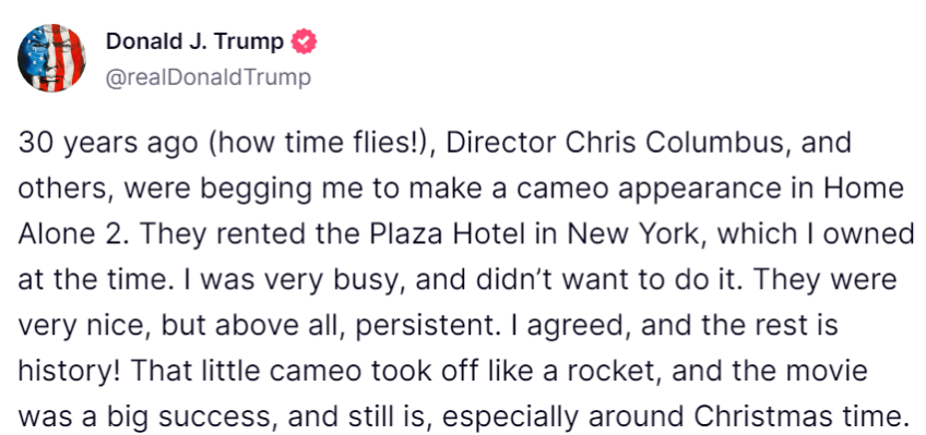 / Reprodução/ Truth Social