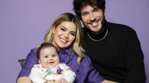 Eliezer, Viih Tube e a filha Lua