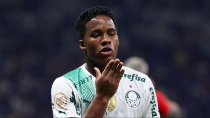 Endrick, atacante do Palmeiras