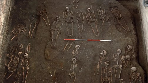 Esqueletos foram analisados por cientistas do projeto After the Plague