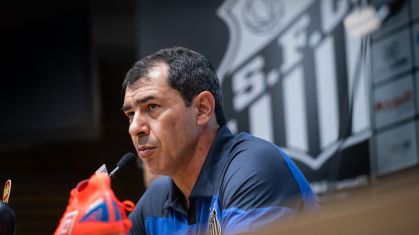 Fabio Carille, técnico do Santos