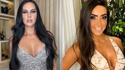 Montagem com Graciele Lacerda e Amabylle Eiroa