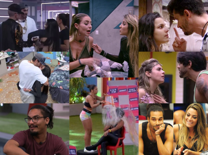 Grid de fotos de todas as expulsões do BBB