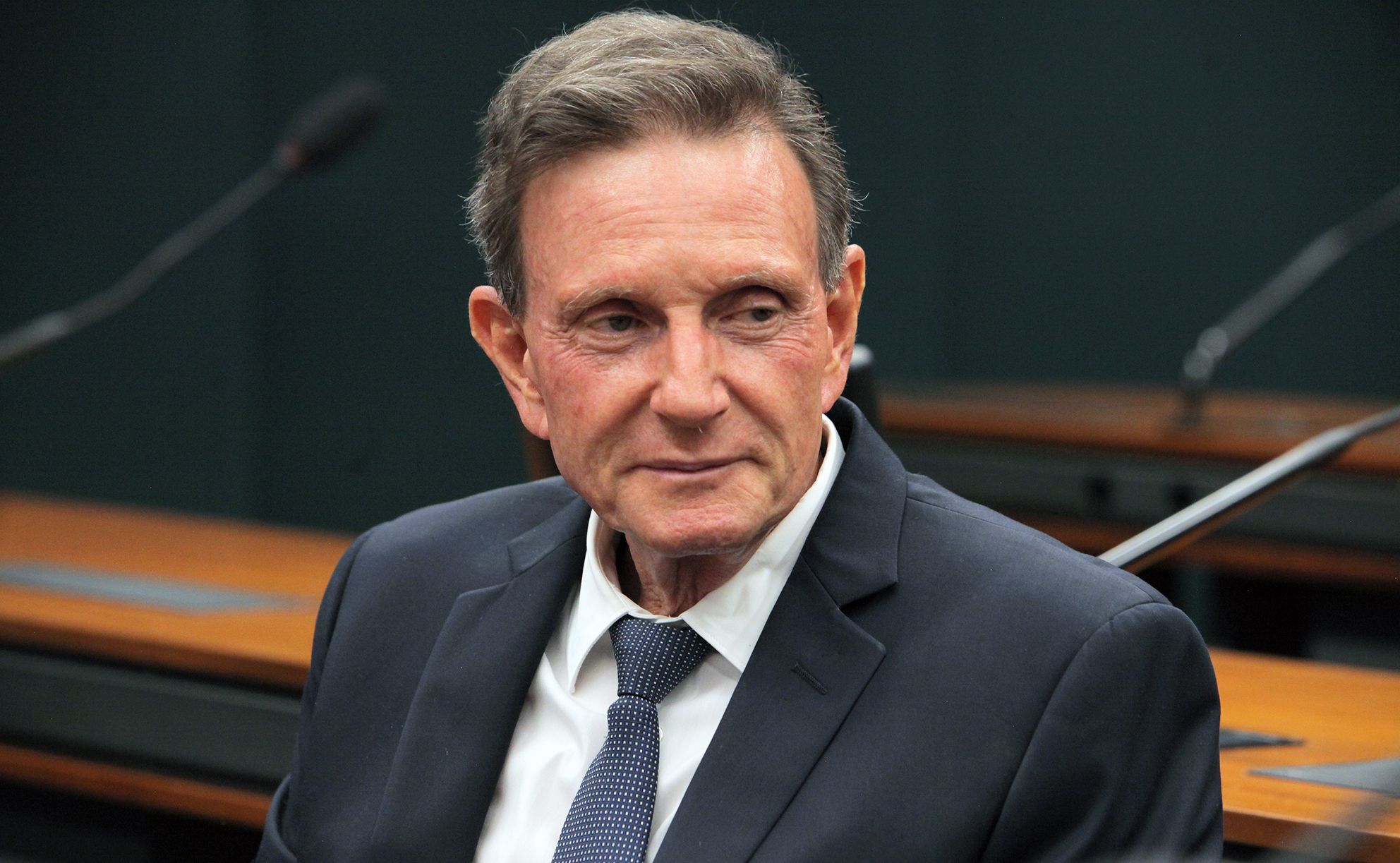 Deputado federal Marcelo Crivella (Republicanos-RJ) em participação em comissão especial que debate ampliação da imunidade tributária para templos religiosos, na Câmara