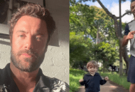 Kayky Brito brinca e corre com filho após acidente: "Dias melhores"
