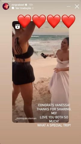 Ator de High School Musical também compartilhou o vídeo em suas redes / Reprodução/Instagram
