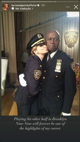 Kyra e Andre em Brooklyn Nine-Nine / Reprodução/Instagram