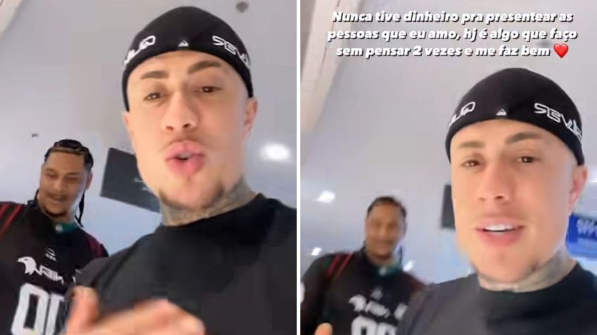 Cantor surgiu nas redes comprando joias para mãe e avós / Reprodução/MC Daniel/Instagram