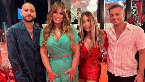 Neymar e familiares