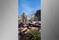 Incêndio atinge loja de fogos de artifício no RS e deixa militar morto