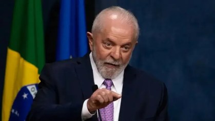 Presidente Luiz Inácio Lula da Silva (PT) discursa durante a posse de Paulo Gonet na Procuradoria-Geral da República (PGR)