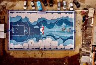 NBA inaugura nova quadra em comunidade de São Paulo; veja fotos