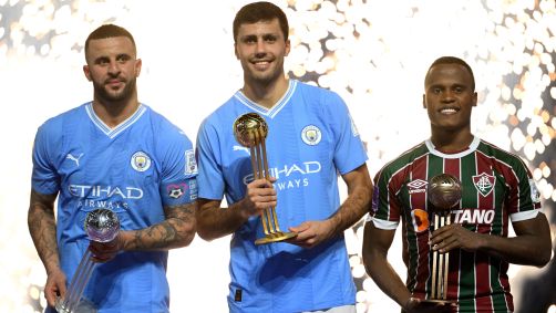 Rodri é eleito o melhor jogador do Mundial de Clubes; Arias, do Fluminense, fica em terceiro