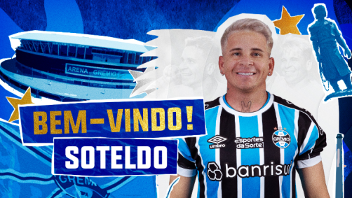 Soteldo é anunciado no Grêmio