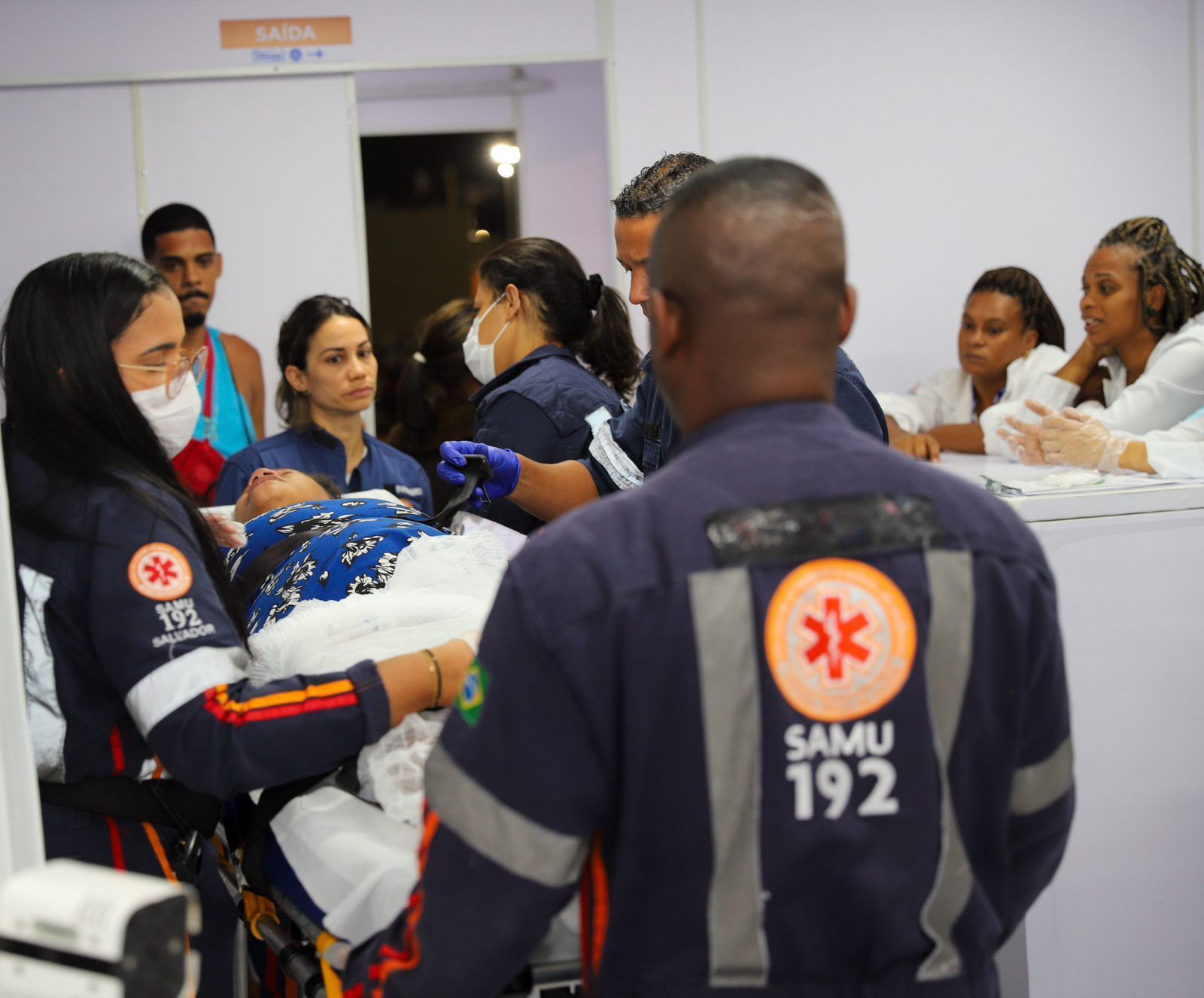 Mulher entra em trabalho de parto enquanto trabalhava no Festival Virada Salvador / Adam Vidal/SMS de Salvador