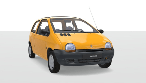 Foto antiga de um Twingo