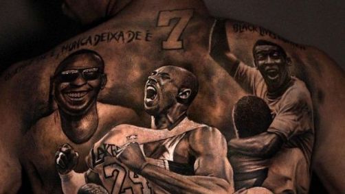 Vini Jr homenageou lendas do esporte