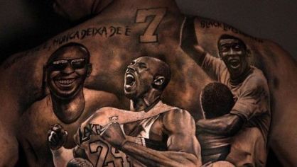 Vini Jr homenageou lendas do esporte