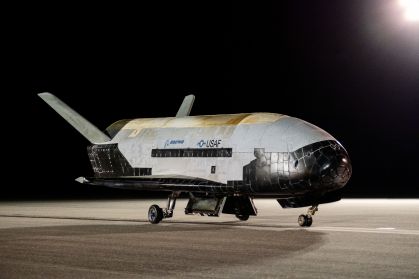 O avião espacial X-37B, da Força Espacial dos Estados Unidos
