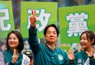 Candidato do partido governista de Taiwan lidera contagem inicial de votos