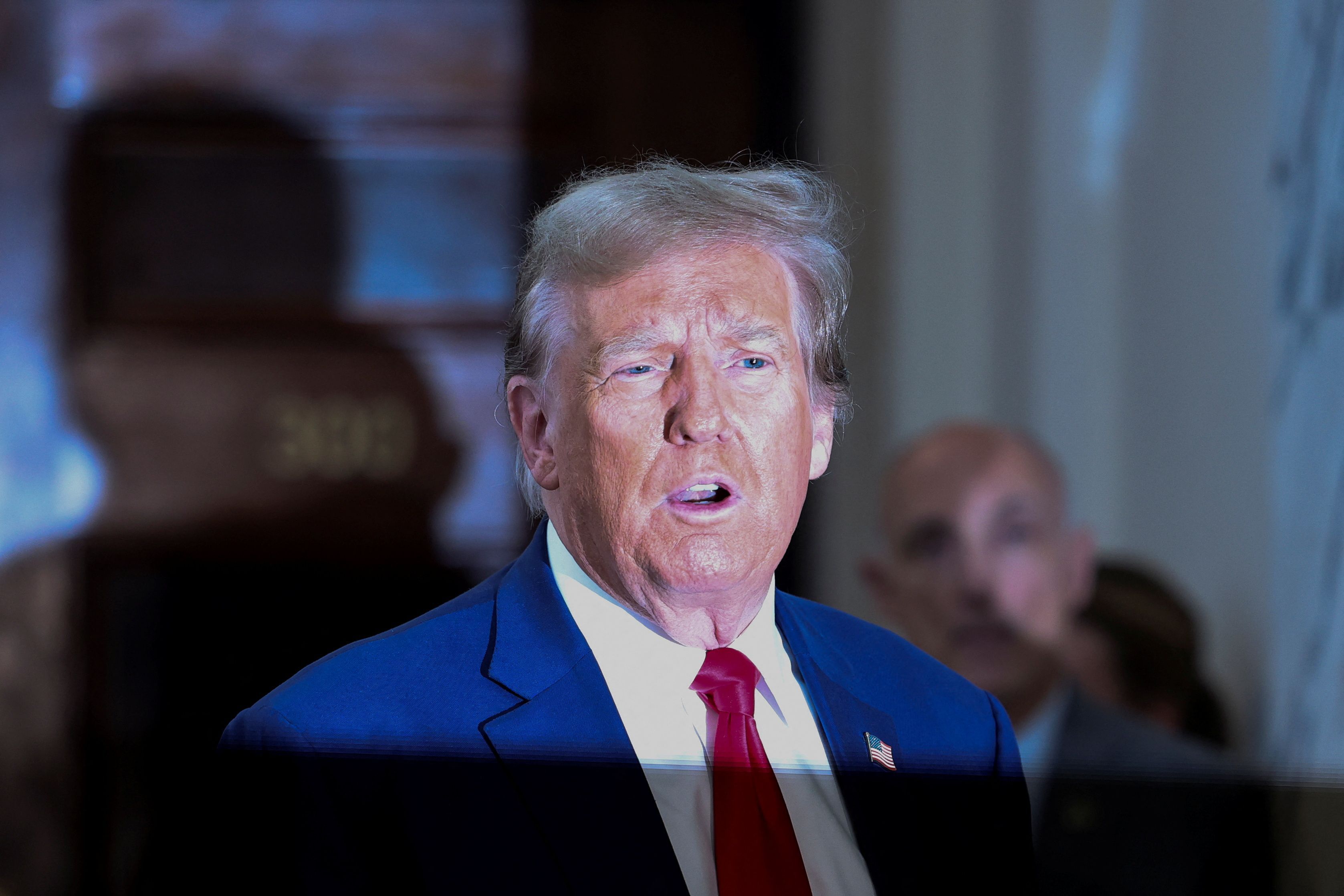 Ex-presidente dos EUA Donald Trump comparece para os argumentos finais no julgamento de fraude civil da Organização Trump