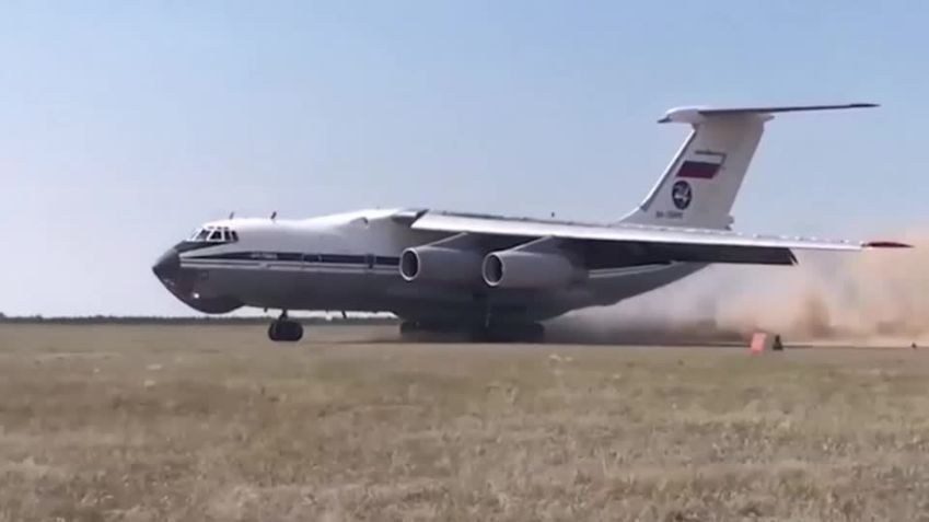 Avião IL-76 semelhante ao que caiu na região russa de Belgorod / Reuters