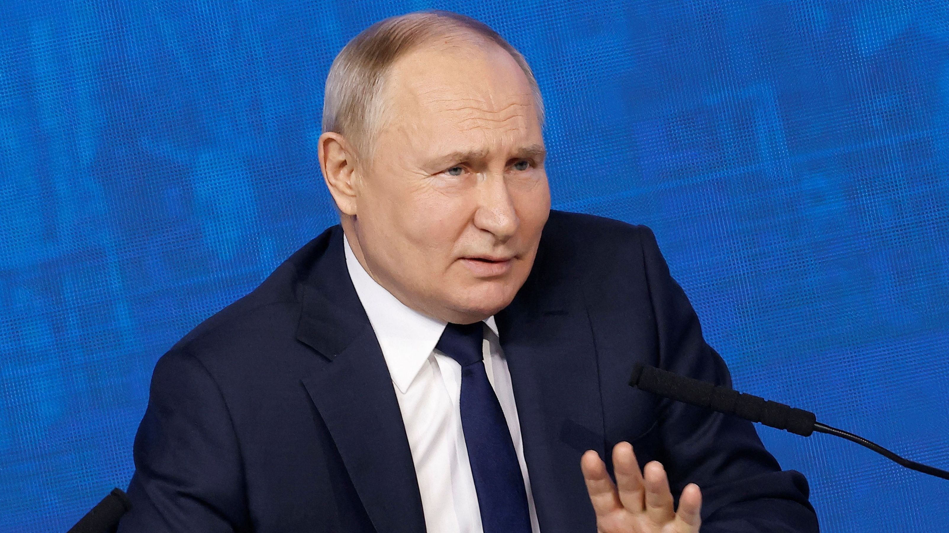 Presidente russo Vladimir Putin em Moscou
