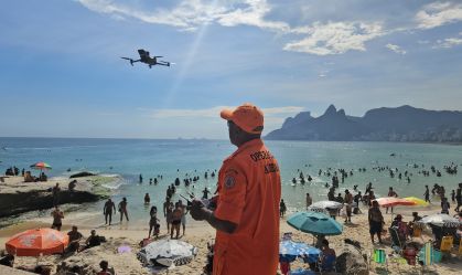 Tecnologia é usada para evitar afogamentos no Rio de Janeiro.